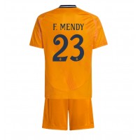 Real Madrid Ferland Mendy #23 Fußballbekleidung Auswärtstrikot Kinder 2024-25 Kurzarm (+ kurze hosen)